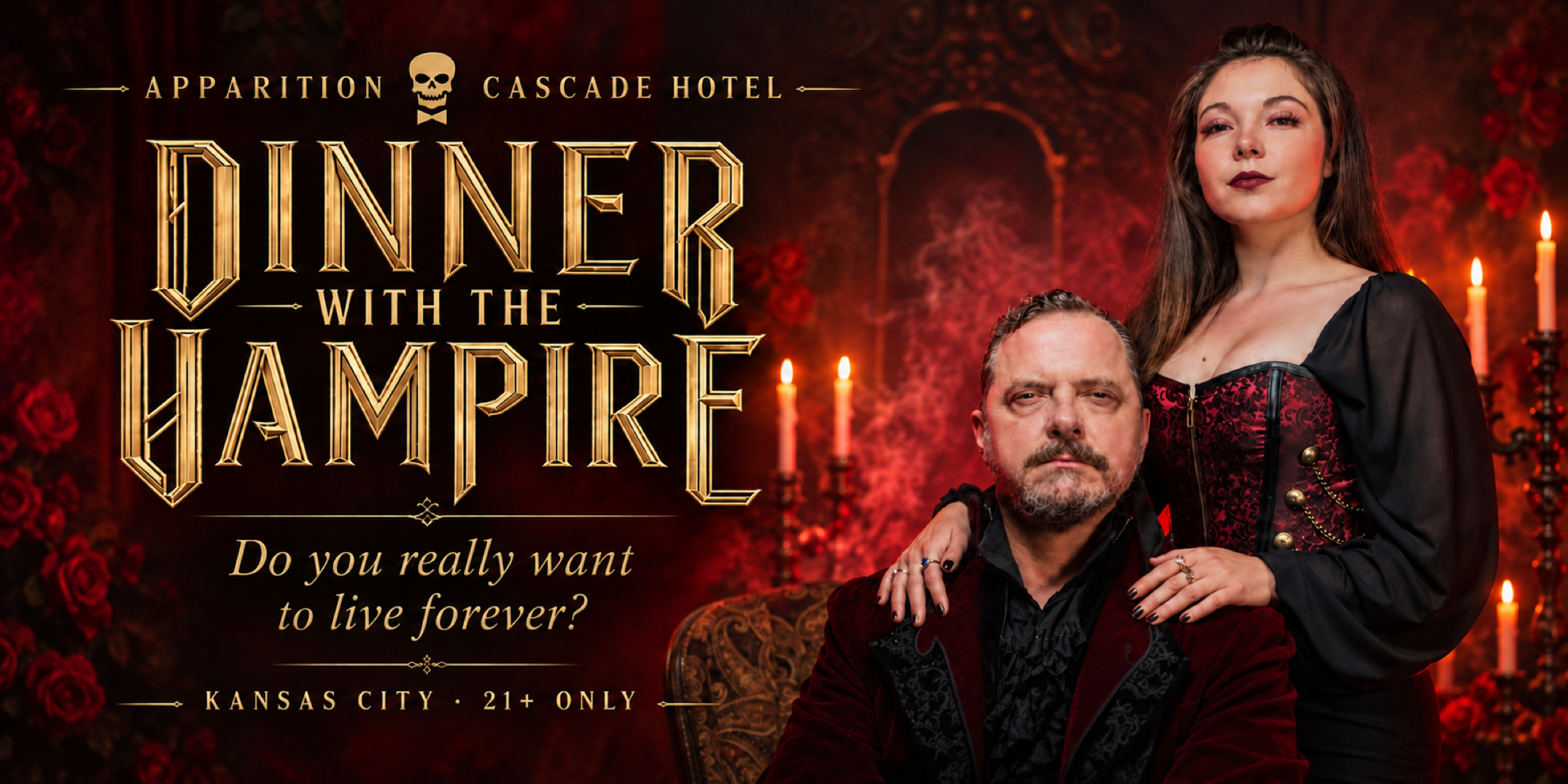 Dinner with the Vampire: A Tale of Kansas City event poster